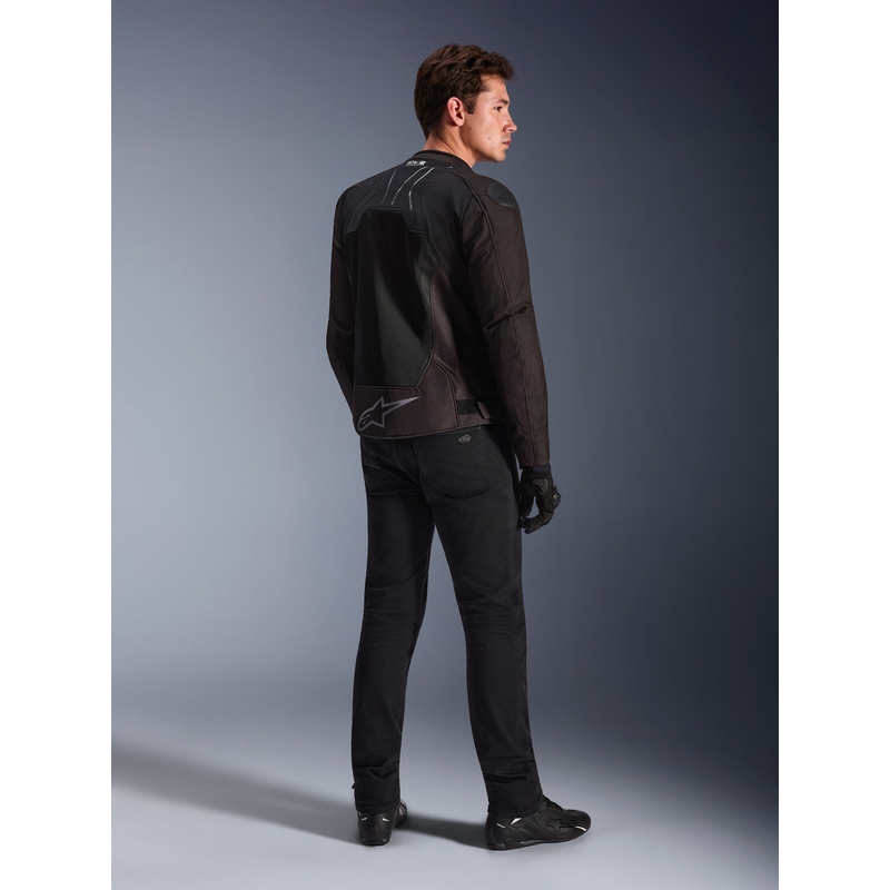 Chaqueta de moto Alpinestars SMX Air negra-antracita