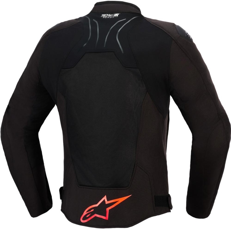Chaqueta de moto Alpinestars SMX Air negra-roja-blanca