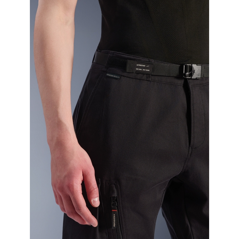 Pantalones cargo para moto Alpinestars Flex-AST, color negro.