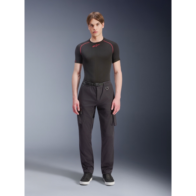 Pantalones cargo para moto Alpinestars Flex-AST, color negro.