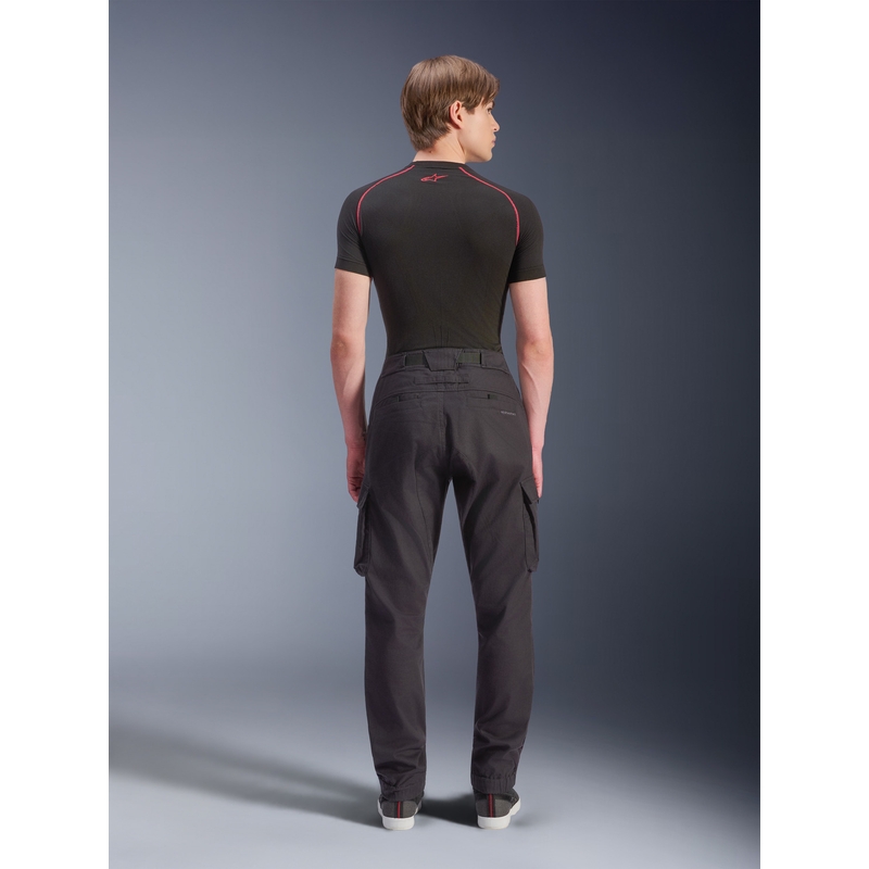 Pantalones cargo para moto Alpinestars Flex-AST, color negro.