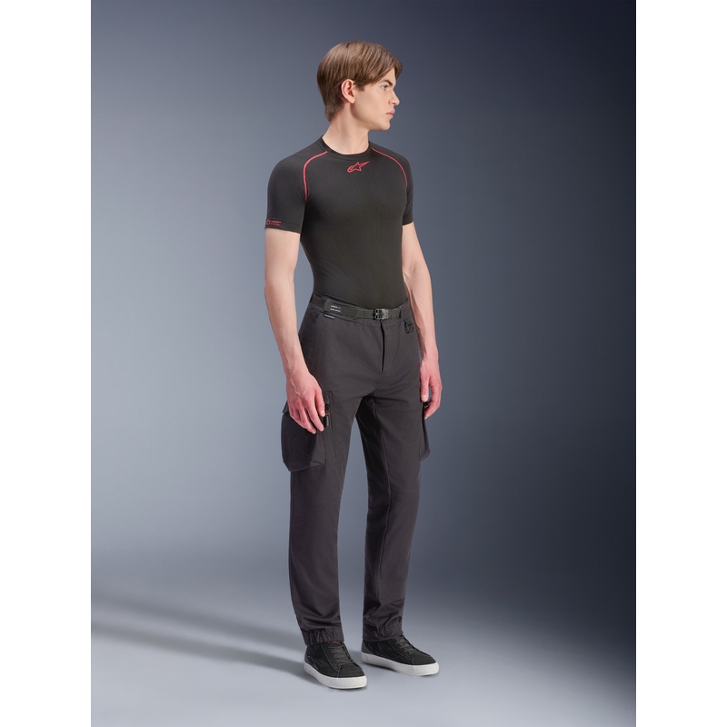 Pantalones cargo para moto Alpinestars Flex-AST, color negro.