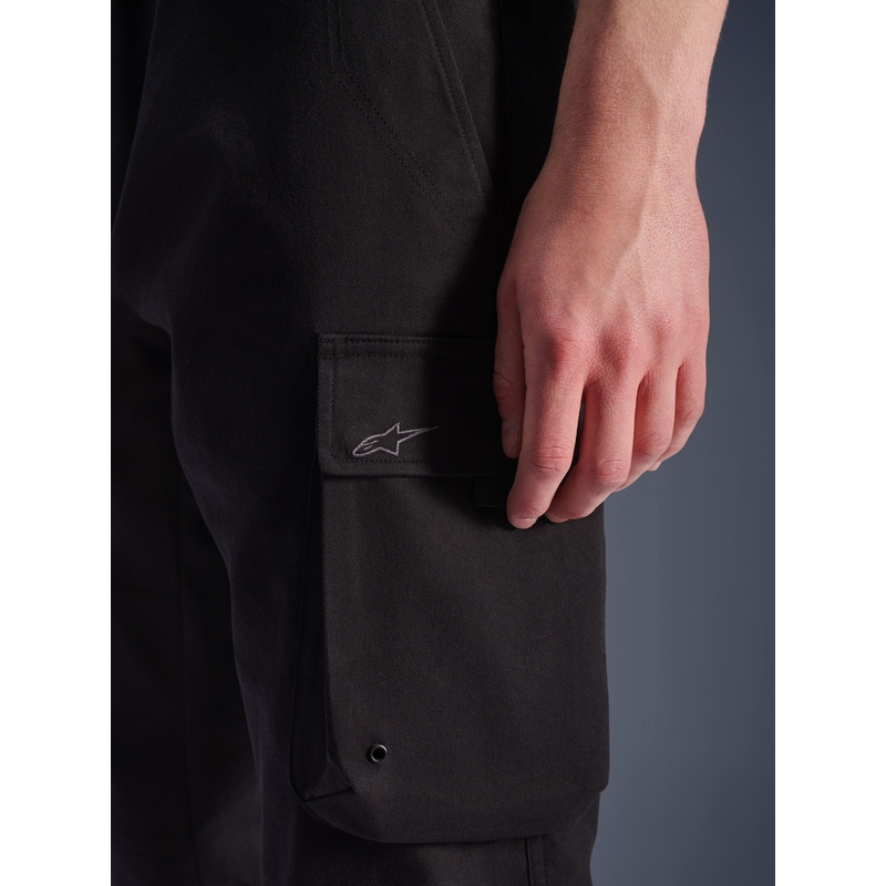 Pantalones cargo para moto Alpinestars Flex-AST, color negro.