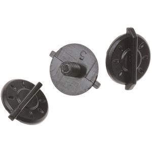 Juego de tornillos para visera de cascos Cassida Cross Cup 2, color negro.