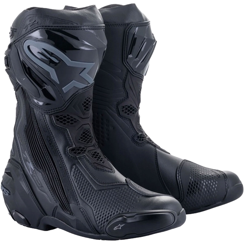 Botas de Moto Alpinestars Supertech R Negro-Negro