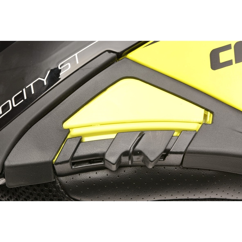 Cassida Velocity ST 2.1 casco basculante negro-amarillo fluo