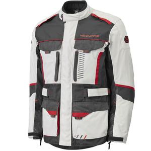 Chaqueta de moto 4SQUARE Trailer Craft blanca-gris-roja