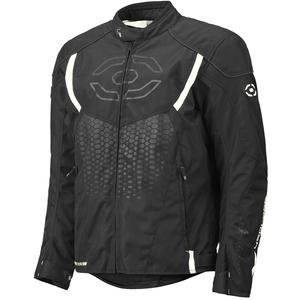 Chaqueta de moto 4SQUARE Sportster Dart en blanco y negro