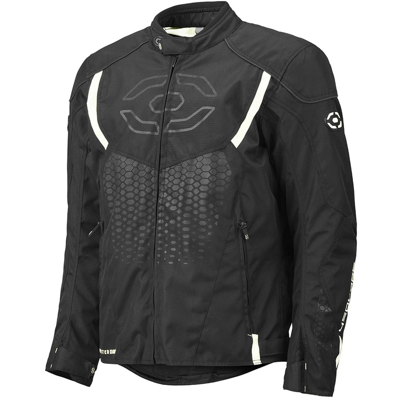 Chaqueta de moto 4SQUARE Sportster Dart en blanco y negro