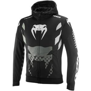 Sudadera de moto IXON Venum Touch-R negra-antracita-blanca