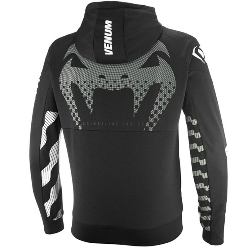 Sudadera de moto IXON Venum Touch-R negra-antracita-blanca