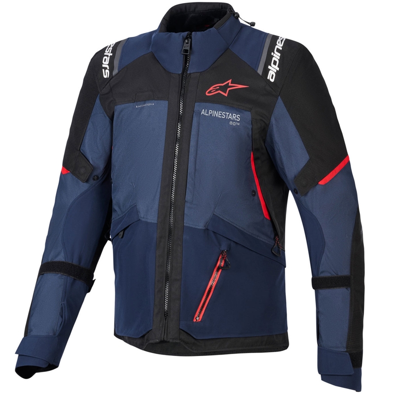 Chaqueta de moto Alpinestars Andes V4 Drystar Azul oscuro-Azul-Negro