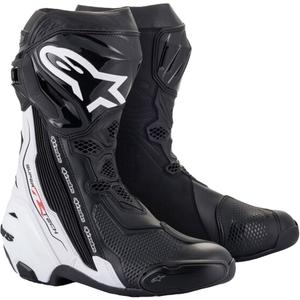 Botas de moto Alpinestars Supertech R negro-blanco