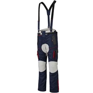 Pantalones de moto 4SQUARE Trailer Craft blanco-azul-rojo