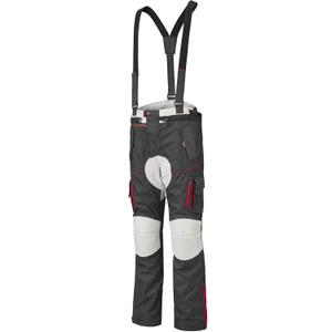 Pantalones de moto 4SQUARE Trailer Craft blanco-gris-rojo