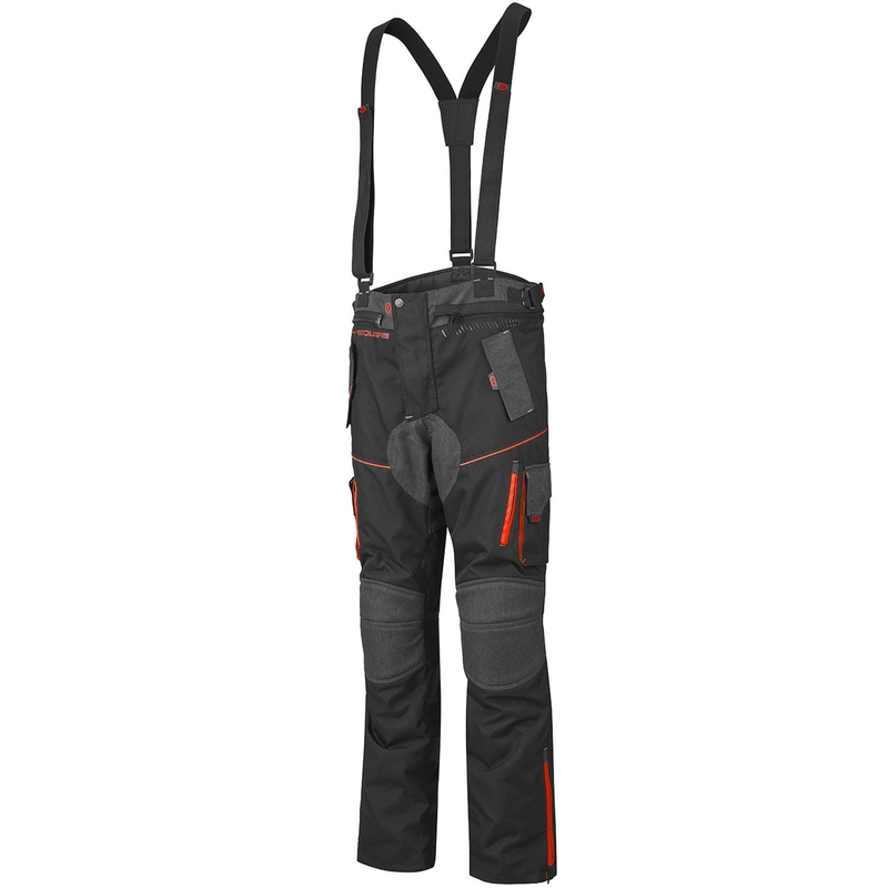 Pantalones de moto 4SQUARE Trailer Craft gris-rojo