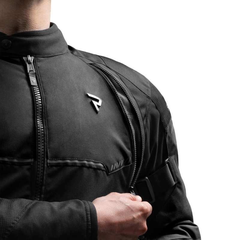 Chaqueta de moto Rebelhorn Swift negra
