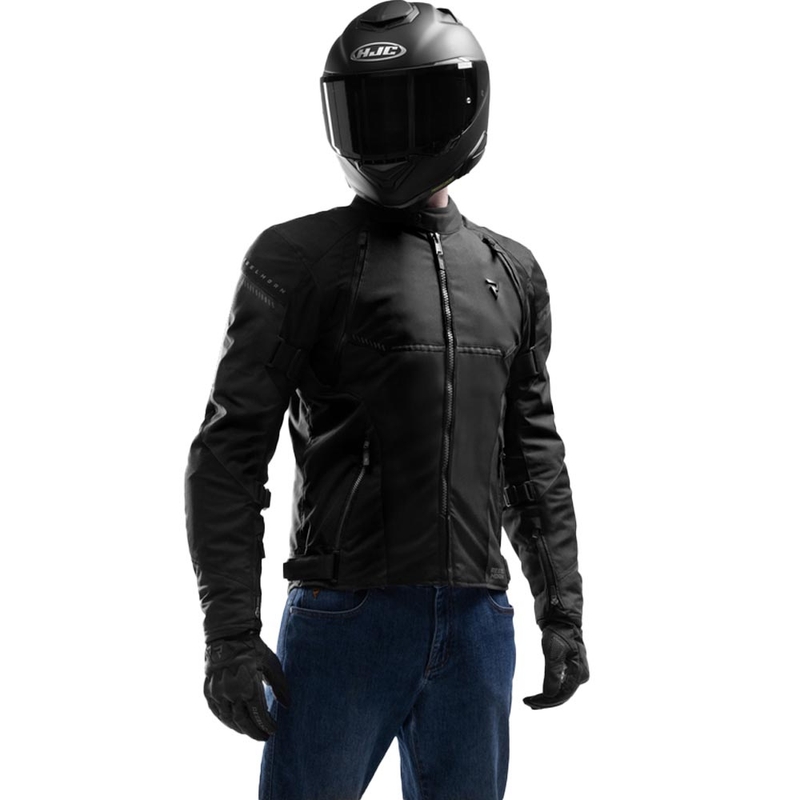 Chaqueta de moto Rebelhorn Swift negra