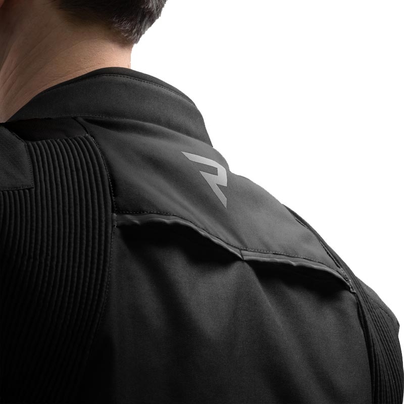 Chaqueta de moto Rebelhorn Swift negra