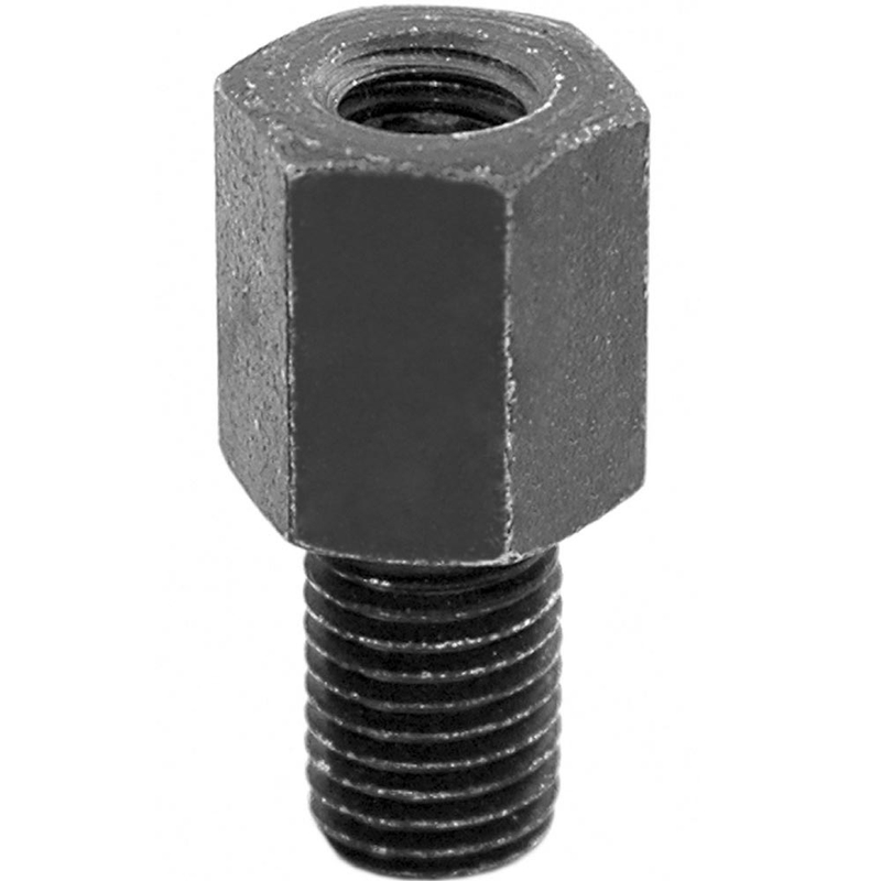 Reducción de rosca del espejo retrovisor (rosca interna M8 derecha/rosca externa M10 derecha) negro