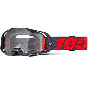 Gafas de motocross Toro 100% ARmatic con plexiglás transparente.