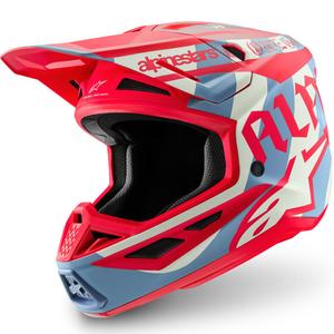 Casco de motocross Alpinestars Supertech S-M7 edición limitada Beast Coast gris-negro-naranja