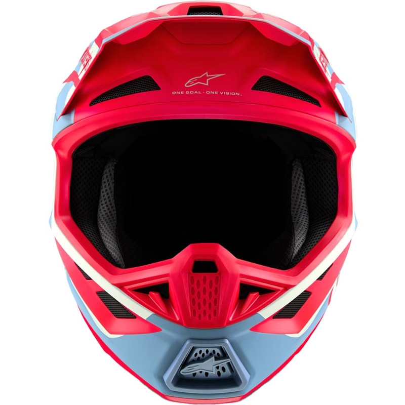 Casco de motocross Alpinestars Supertech S-M7 edición limitada Beast Coast gris-negro-naranja