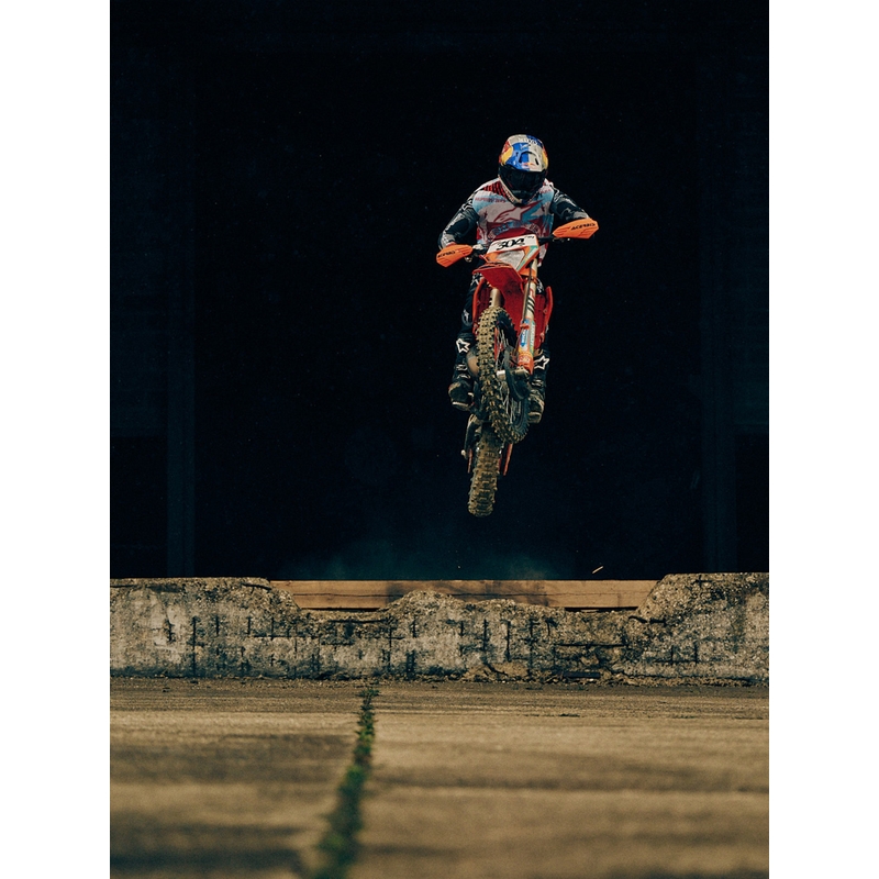 Casco de motocross Alpinestars Supertech S-M7 edición limitada Beast Coast gris-negro-naranja