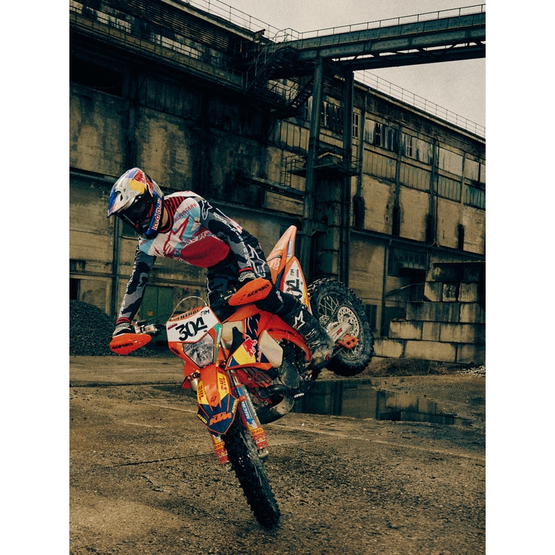 Camiseta de motocross Alpinestars Techstar edición limitada Beast Coast gris-negro-naranja