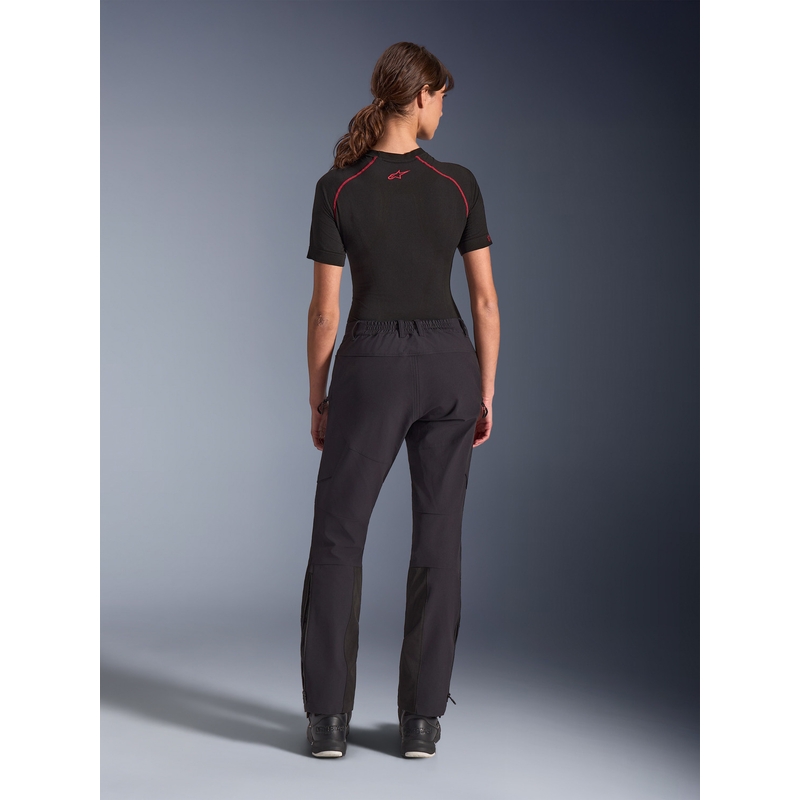 Pantalones de moto Alpinestars Stella Explore AST para mujer, color negro.