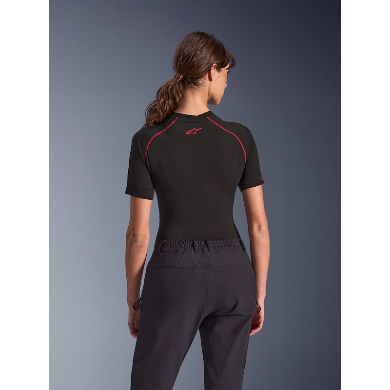 Pantalones de moto Alpinestars Stella Explore AST para mujer, color negro.