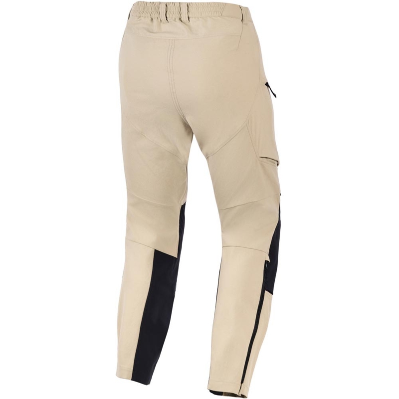 Pantalones de moto Alpinestars Stella Explore AST para mujer, color marrón claro-negro.