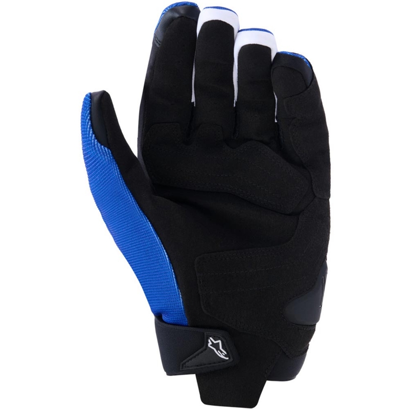 Guantes de moto Alpinestars SP X 1 FQ20, colección azul-negro-rojo flúor