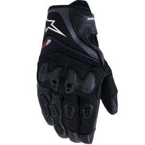 Guantes de moto Alpinestars SP-R PRO, color negro y blanco.