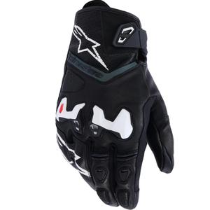 Guantes de moto Alpinestars SP-R TECH en blanco y negro