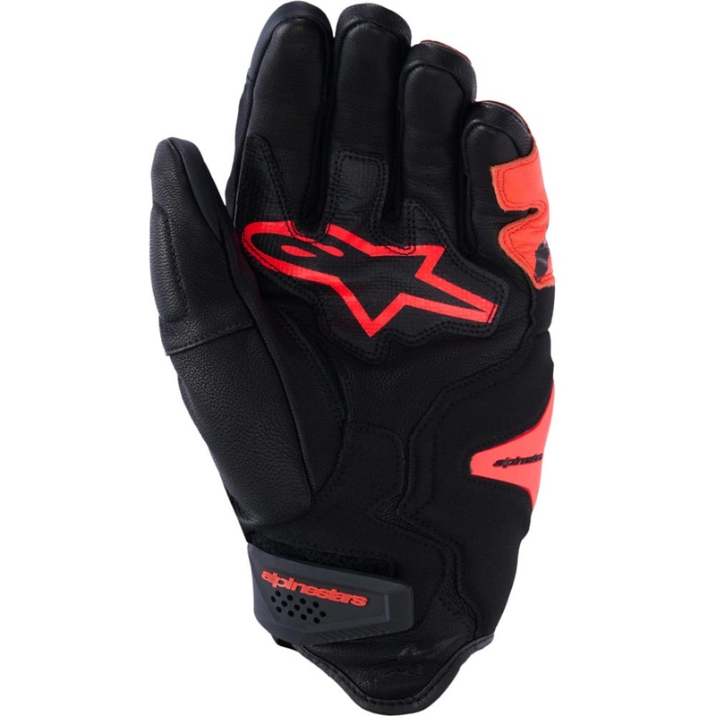 Guantes de moto Alpinestars SP-R TECH negro-rojo flúor