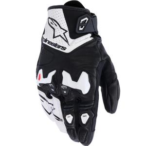 Guantes de moto Alpinestars SP-R TECH blancos y negros