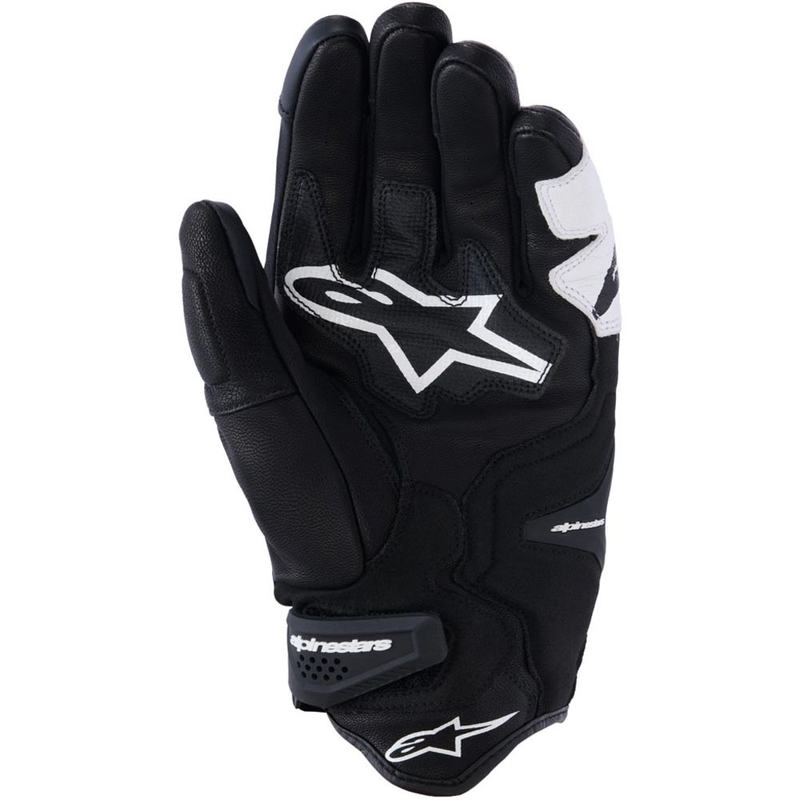 Guantes de moto Alpinestars SP-R TECH blancos y negros