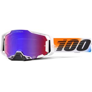 Gafas de motocross 100% ARMEGA HIPER UNITED con lente HIPER roja-azul