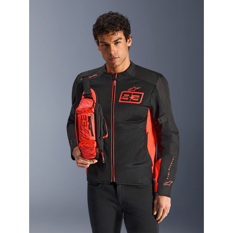 Riñonera ALPINESTARS MM93, colección flúor, rojo-rojo, 2,5 L
