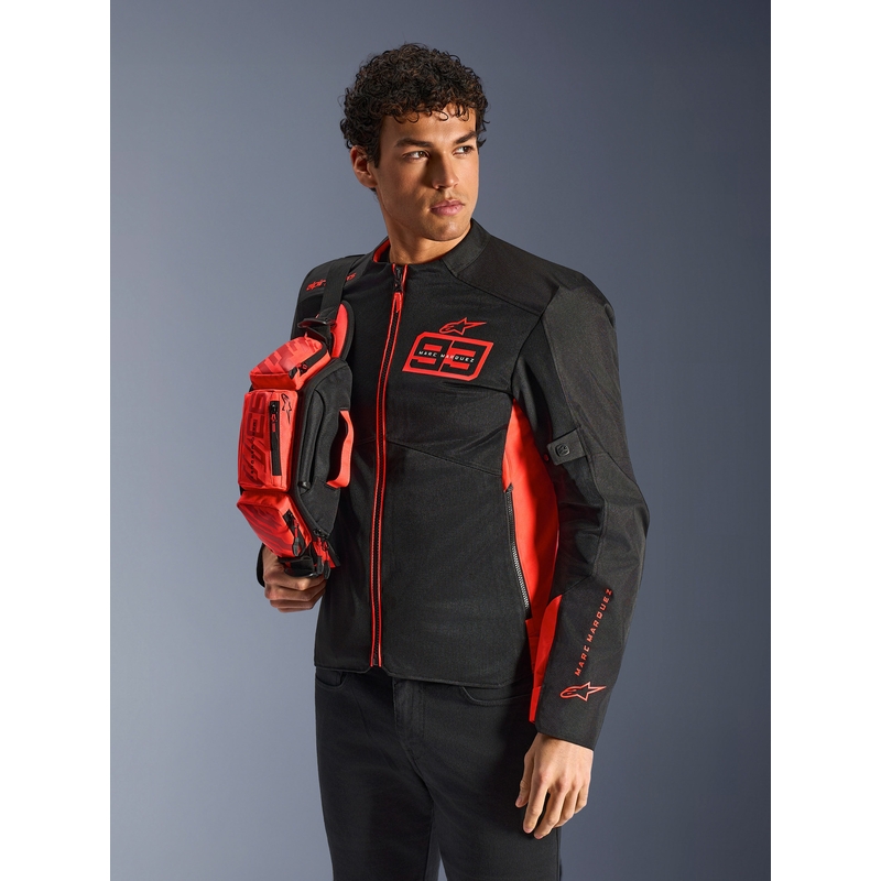 Riñonera ALPINESTARS MM93, colección flúor, rojo-rojo, 2,5 L
