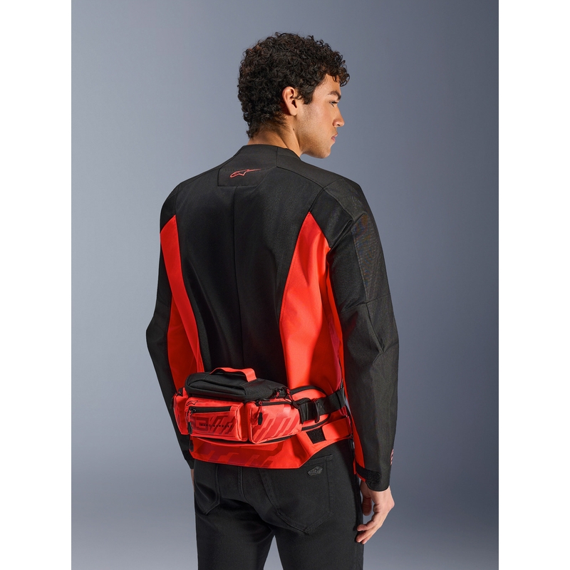 Riñonera ALPINESTARS MM93, colección flúor, rojo-rojo, 2,5 L