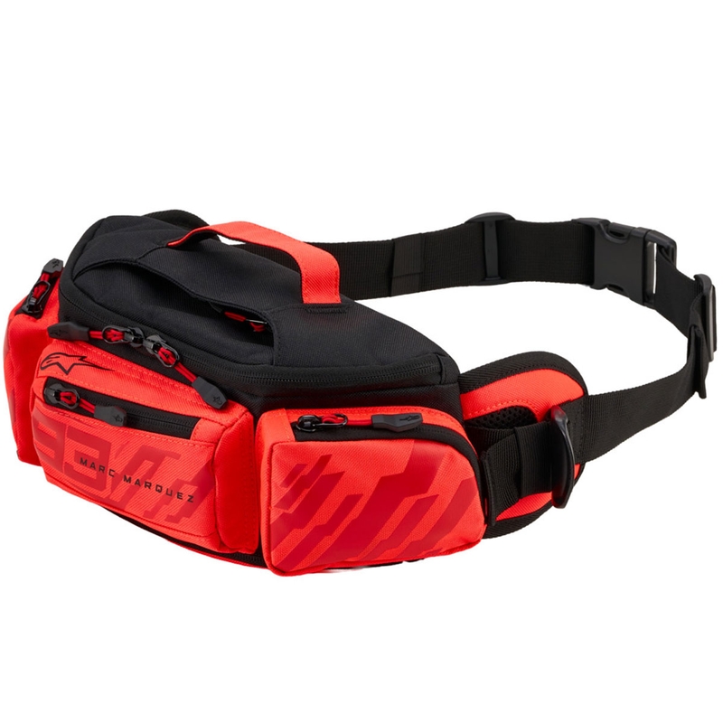 Riñonera ALPINESTARS MM93, colección flúor, rojo-rojo, 2,5 L