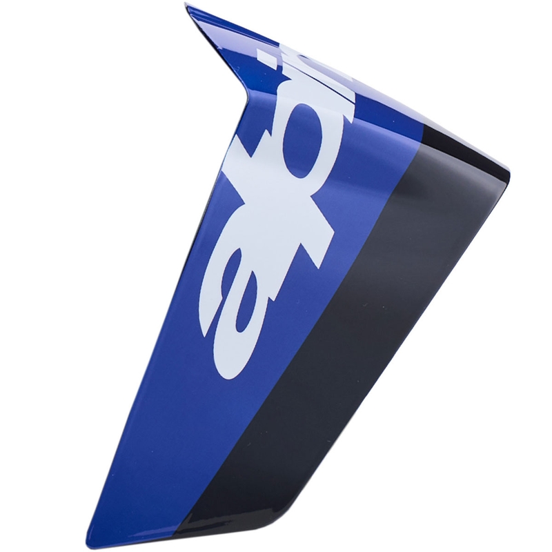 Spoiler aerodinámico para cascos de motocicleta Alpinestars Supertech R10 Arius racing profile azul-blanco-negro