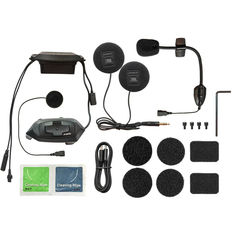 Intercomunicador para motocicleta Cardo HJC Packtalk negro