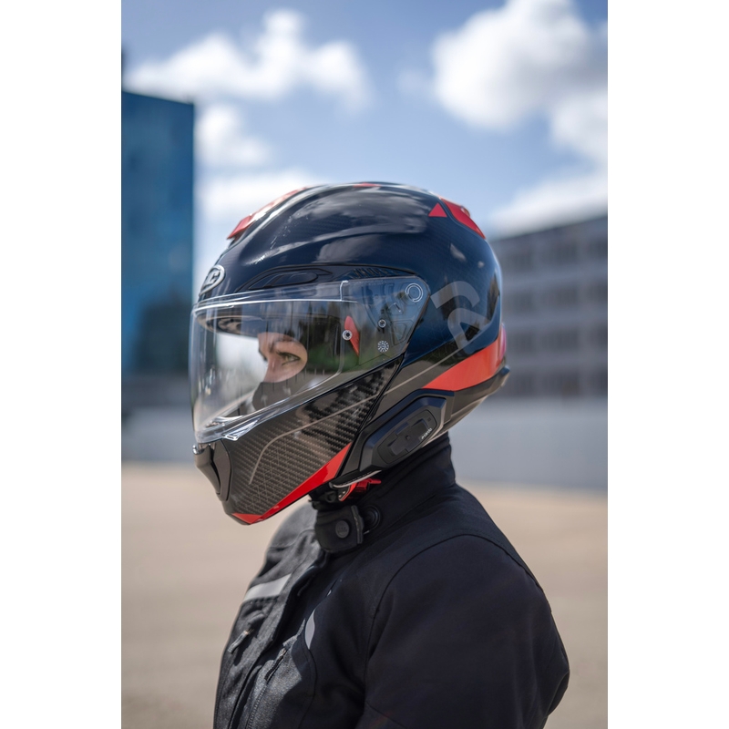 Intercomunicador para motocicleta Cardo HJC Packtalk negro
