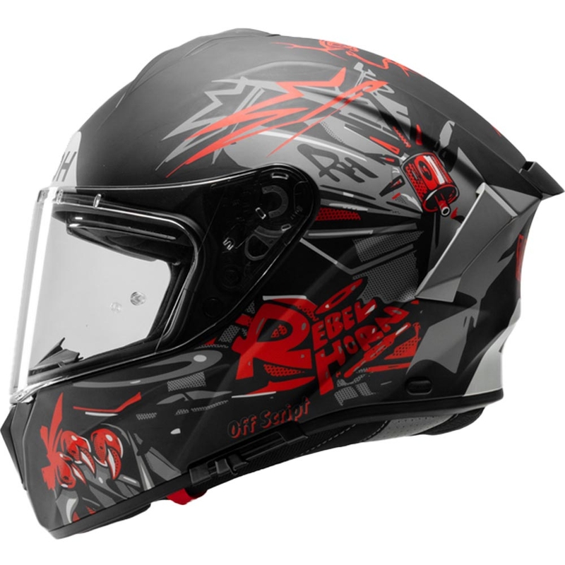 Casco integral de motocicleta Airoh Spark 2 Cruze, color negro mate-gris.