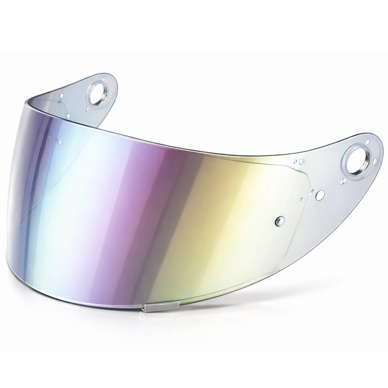 Visera para cascos de motocicleta Cassida Orbit con preparación Pinlock, iridio