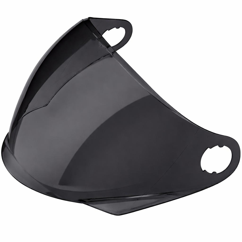 Visera para cascos de motocicleta Cassida Jet Tech 2.0 color humo oscuro