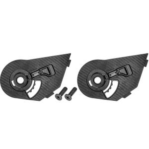 Mecanismo de visera para cascos de motocicleta ZED F19 negro